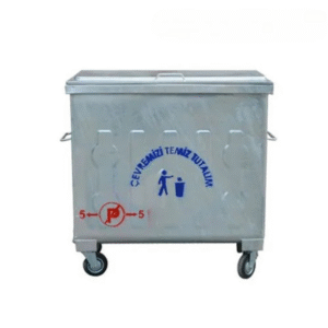 660 litre metal çö konteyneri