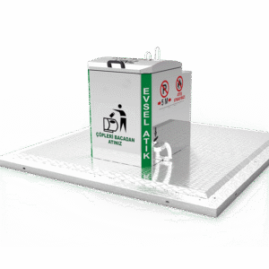 5m³ kancalı tam yeraltı Çöp konteyneri